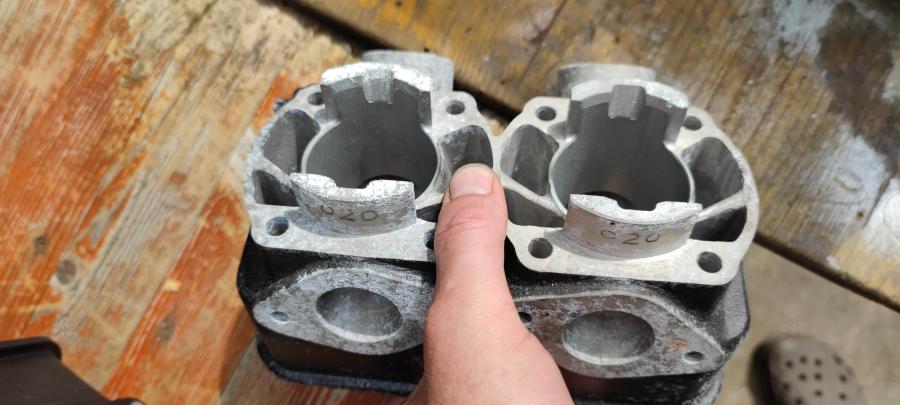 1H4-00 TZ350 Zylinder+Kopf cylinder+head