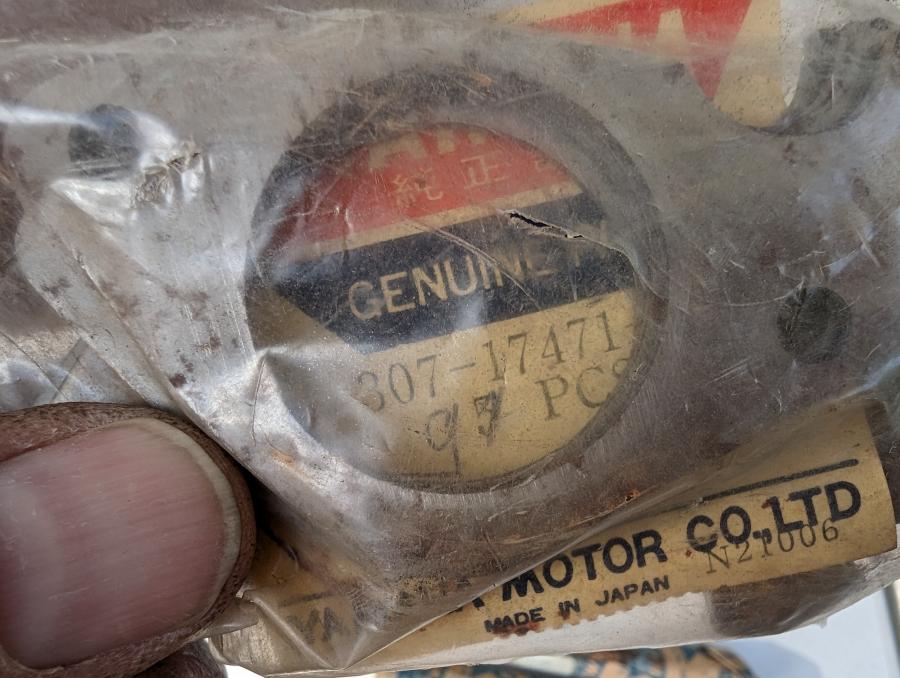 307-17471-00 TA125 RD125 AS3 cover plate bearing Halte-Blech