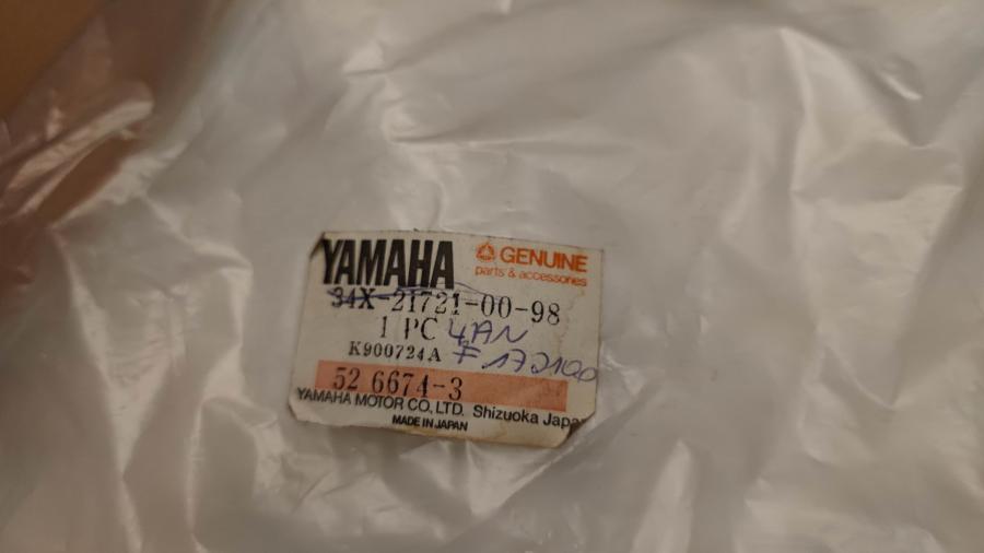 34X-21721-00-98 DT125LC 10V Seitenverkleidung Seitendeckel side-cover R