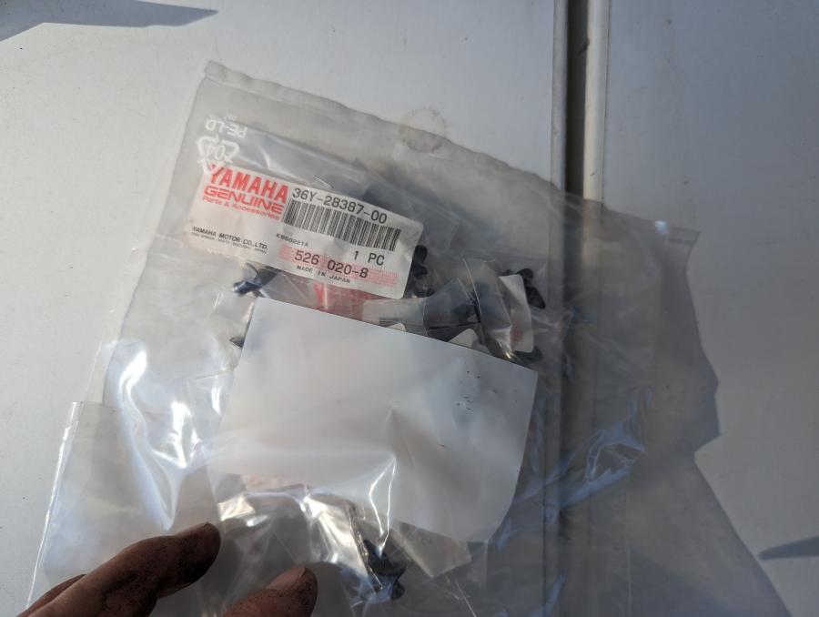 36Y-28387-00 FJ1100 FJ1200 rivet Verkleidungs-Niete Verbinder