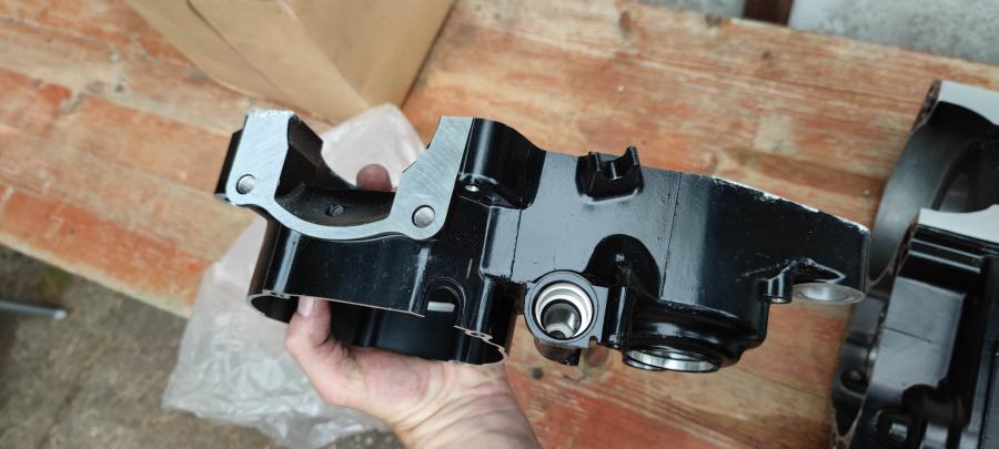 5x5-03 YZ250 Motor-Gehaeuse-Deckel crank-case engine-housing -cover