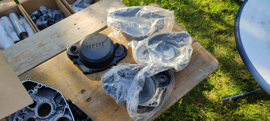 2K7-15431 YZ250 Competition Motor- Kupplungs- Kurbelgehause-Deckel crankcase- engine-cover Magnesium