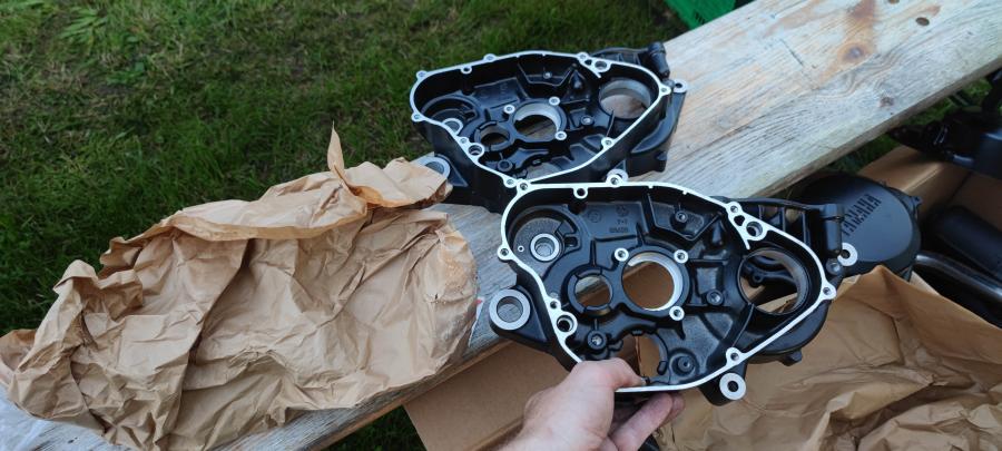 3r4-00 YZ250  Motor- Kurbelgehause crankcase