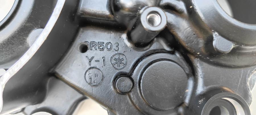 3r5-03 3r5-04 YZ465 Motor-Kurbel-Gehaeuse engine-housing