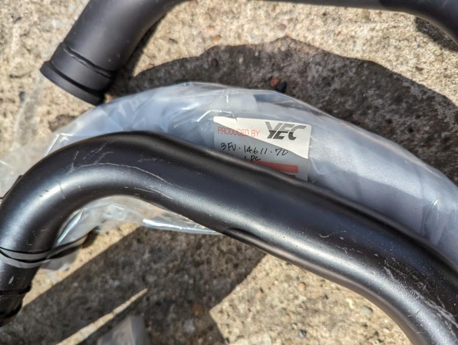 FZR750R OW01 OW-01 3PG 3PJ 3PK 3SG 3SJ 3FV YEC Kruemmer down-pipes