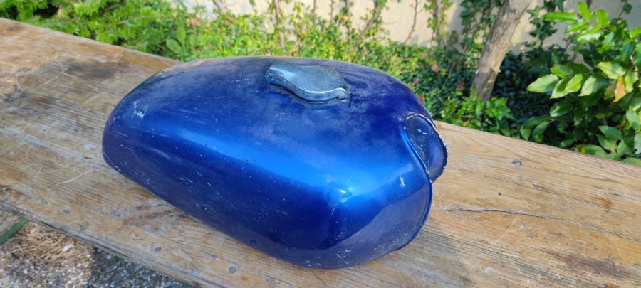 RD350 RD250 Tank blau