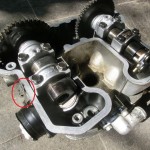 Kawasak KLR600 Zylinder Kopf Nockenwellen