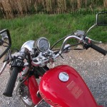 Honda CA 125 CA125 Rebell Rebel rot Sturzbuegel Packtaschen wie CM 125 CM125 C 125C 16