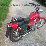 Honda CA 125 CA125 Rebell Rebel rot Sturzbuegel Packtaschen wie CM 125 CM125 C 125C 48