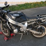 Yamaha FZR 600 3HE schwarz grau Doppel Scheinwerfer crash Motor OK 5