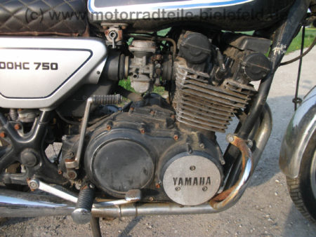 Yamaha XS 750 1T5 Koffertraeger SCHUH MOTAD Auspuff 3in1KONI wie GX XS 650 850 1100 SE D E SP F SF 55