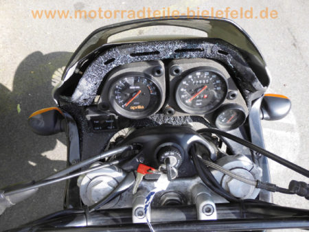 Aprilia Pegaso 125 2 Takt Enduro mit GIVI Koffer System gedrosselt auf 11kW 15PS 110kmh Rotax 123 Motor wie Aprilia AF1 RS 125 RX 125 mit Rotax 122 46