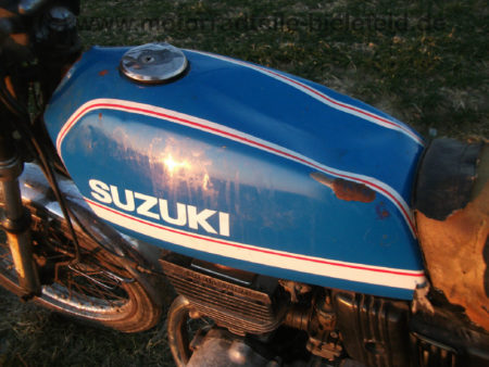 Suzuki GT 185 blau 2 Takt Wrack Auspuff Motor original wie GP GT 125 200 X5 250 X7 17