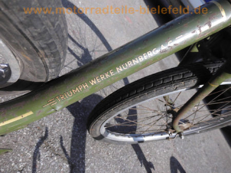 Triumph Knirps Fahrrad mit fehlendem Hilfsmotor Originallack 8