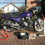 Honda CBX 550 F F2 PC04 lila SEBRING Auspuff 4 in 1 Anlasser neu wie CBX 400 650 750 F F2 E 1
