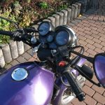 Honda CBX 550 F F2 PC04 lila SEBRING Auspuff 4 in 1 Anlasser neu wie CBX 400 650 750 F F2 E 28