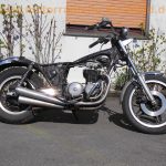 Honda CB 650 C Custom RC05 Chopper RC03 Motor Mecadapo 4 4 Auspuff wie CB 750 900 C RC06 RC08 1