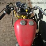 Kawasaki EN 450 A LTD mit Harley Tank vorverlegte Fussrasten Ledersitz SITO Auspuff wie EN LTD 450 454 500 A LTD 132