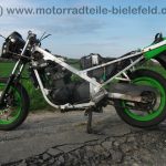 Kawasaki GPZ 500 S schwarz gruen ABM Fussrasten Motor 37 tKM wie GPZ KLE EN EX 500 A B C D LTD Twin 14