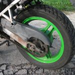 Kawasaki GPZ 500 S schwarz gruen ABM Fussrasten Motor 37 tKM wie GPZ KLE EN EX 500 A B C D LTD Twin 22