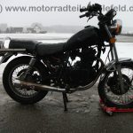 Suzuki GN 250 NJ41A Speiche mattschwarz Crash wie DR GN GZ 125 250 400 S E D SE 13