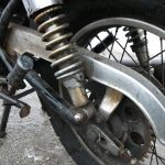 Suzuki GN 250 NJ41A Speiche mattschwarz Crash wie DR GN GZ 125 250 400 S E D SE 76