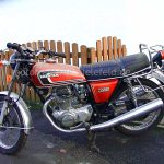 Honda CB 250G CandyGold 1