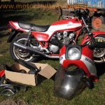 Honda CB900F2 Boldor original rot weiss Vollverkleidung 4 2 Auspuff HM438 37mm Gabel Doppelkolben Bremsanlage wie CB 750 1100 F RC04 SC09 SC05 SC08 SC11 2