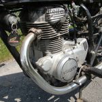 Honda CB 250G schwarz KONI braune Sitzbank Motor CJ 250T 43