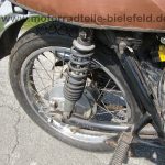 Honda CB 250G schwarz KONI braune Sitzbank Motor CJ 250T 76