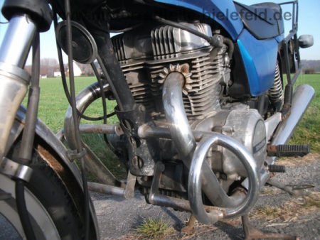 Honda CB 400 N 32 KW 43 PS hellblau Krauser Gepaecktraeger Sturzbuegel wie CB CM 250 400 450 T N C 8
