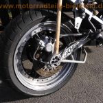Kawasaki GPZ600R ZX600A crash Streetfighter Superbike Lenker FCW Fischer Fahrwerk Schwinge GFM5 Verbund Raeder Fischer Custom Wheels GFM 45x17 FCW 35x17 15