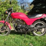 Kawasaki GPZ 305 Kette Typ EX 305 A rot Auspuff KHI K 070 wie GPz Z KZ CSR 250 305 A B C LTD BD Belt Drive 1