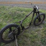 MZ RT 125 IFA RT 125 1957 VEB Motorradwerke Zschopau Wrack Rahmen Gabel Raeder wie DKW RT 125 3
