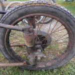 MZ RT 125 IFA RT 125 1957 VEB Motorradwerke Zschopau Wrack Rahmen Gabel Raeder wie DKW RT 125 7