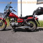 Honda CA 125 REBEL Chopper rot rostig Scheibe Topcase Sissy Bar wie JC24 no VT 125 Shadow 1