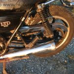 Kawasaki KZ 440 A LTD Chopper schwarz Twin vorverlegte Fussrastenanlage wie KZ Z LTD 250 400 440 A B C H LTD 20