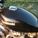 Kawasaki KZ 440 A LTD Chopper schwarz Twin vorverlegte Fussrastenanlage wie KZ Z LTD 250 400 440 A B C H LTD 21