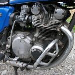Suzuki GS 500 E 4 Zylinder blau Koffertraeger Gepaecktraeger wie GS 400 500 550 750 D E L 18