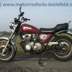 Suzuki GS 550 L 550L rot Chopper Marshall Deeptone Auspuff 4in1 wie GS 450 500 550 750 L E D 1