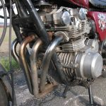 Suzuki GS 550 L 550L rot Chopper Marshall Deeptone Auspuff 4in1 wie GS 450 500 550 750 L E D 23