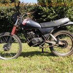 Yamaha DT80MX 5J1 Enduro Mokick original Auspuff Motor dreht wie DT RD 50 80 M MX S LC 5G1 1NN 13M 13N 2E0 2M4 37A 1