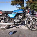 Yamaha RD200DX 1E8 blau Zweitakt Zweizylinder wie RD DT TZ 80 125 175 200 250 350 400 1