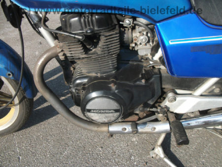 Honda CB 400 N blau Schuh Gepaeck Traeger wie CM CB 250 400 450 T N 21