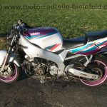 Yamaha FZR 600 R 4JH lila weiss Sturz wie YZF 600 R Thundercat 4VT 4WD 3HE TDM 850 8