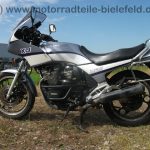Yamaha XJ 600 3KN grau weiss 49kW 67PS Original Verkleidung hohe Scheibe Koffer Traeger wie 51J XJ 550 650 700 750 900 6