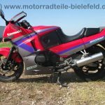 normal Kawasaki GPX 600 R ZX 600 C rot bunt Micha 25kW o 57 kW orig Auspuff KHI K 238 wie GPZ ZZR ZZ R 600 R ZX 600 A B C D E 11