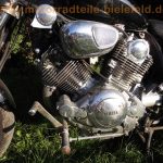 normal Yamaha XV 750 Virago 4FY Chopper HM deluxe Gabel Y11 Sissy Bar Satteltaschen FALCON Auspuffanlage vorverlegte Seeger Fussrasten Anlage Lenkererhoehung LEH 039 wie 5G5 XV 1100 1TE 14