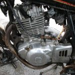 normal Suzuki GN 250 NJ41A Speiche schwarz rot Crash wie DR GN GZ 125 250 400 S E D SE 22