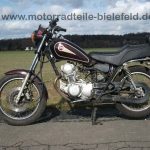 normal Yamaha SR125 SR 125 SE 125SE SR125SE 10F rot Sissybar 1